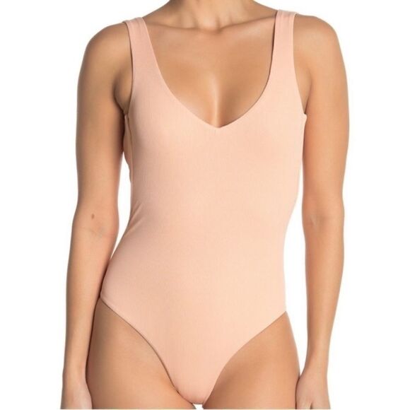 L Space Arizona Ribbed One Piece Swimsuit Desert Rose Size 8 - Picture 2 of 15